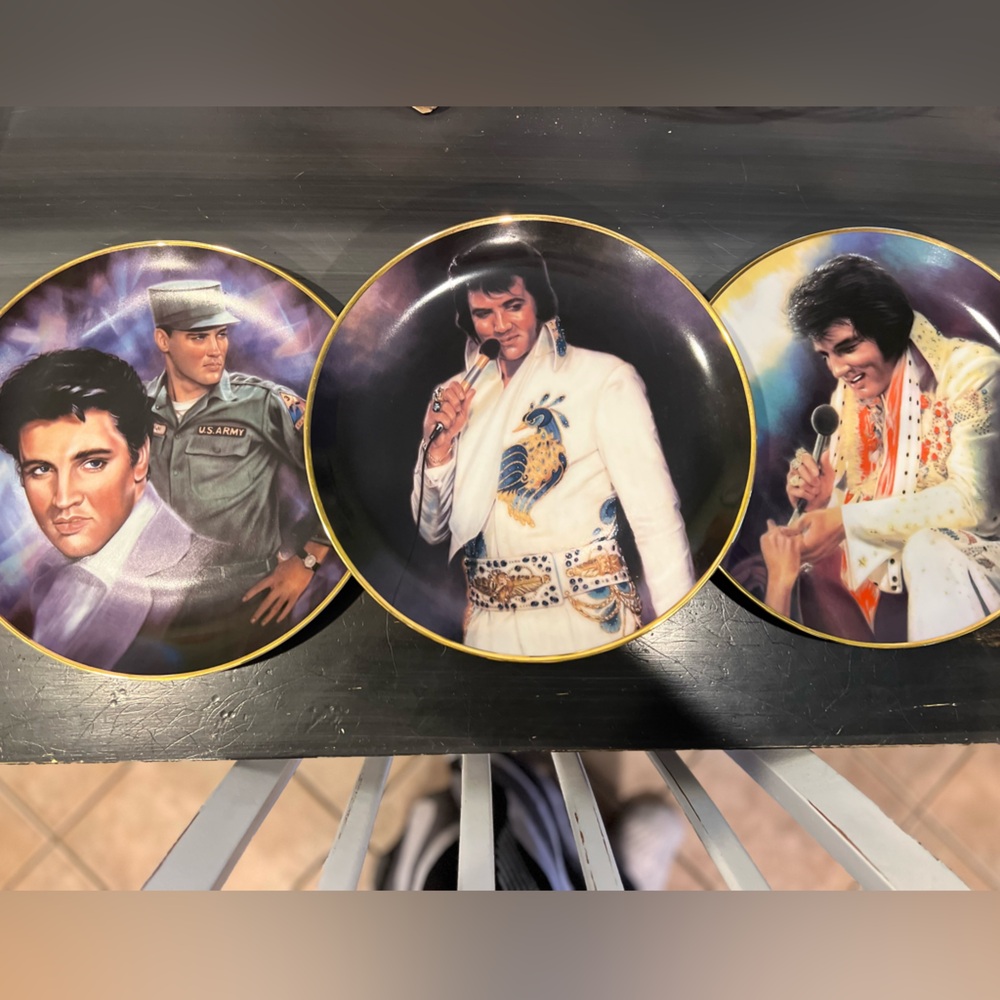 Elvis Presley The Early Years Collectible Commemorative Plates